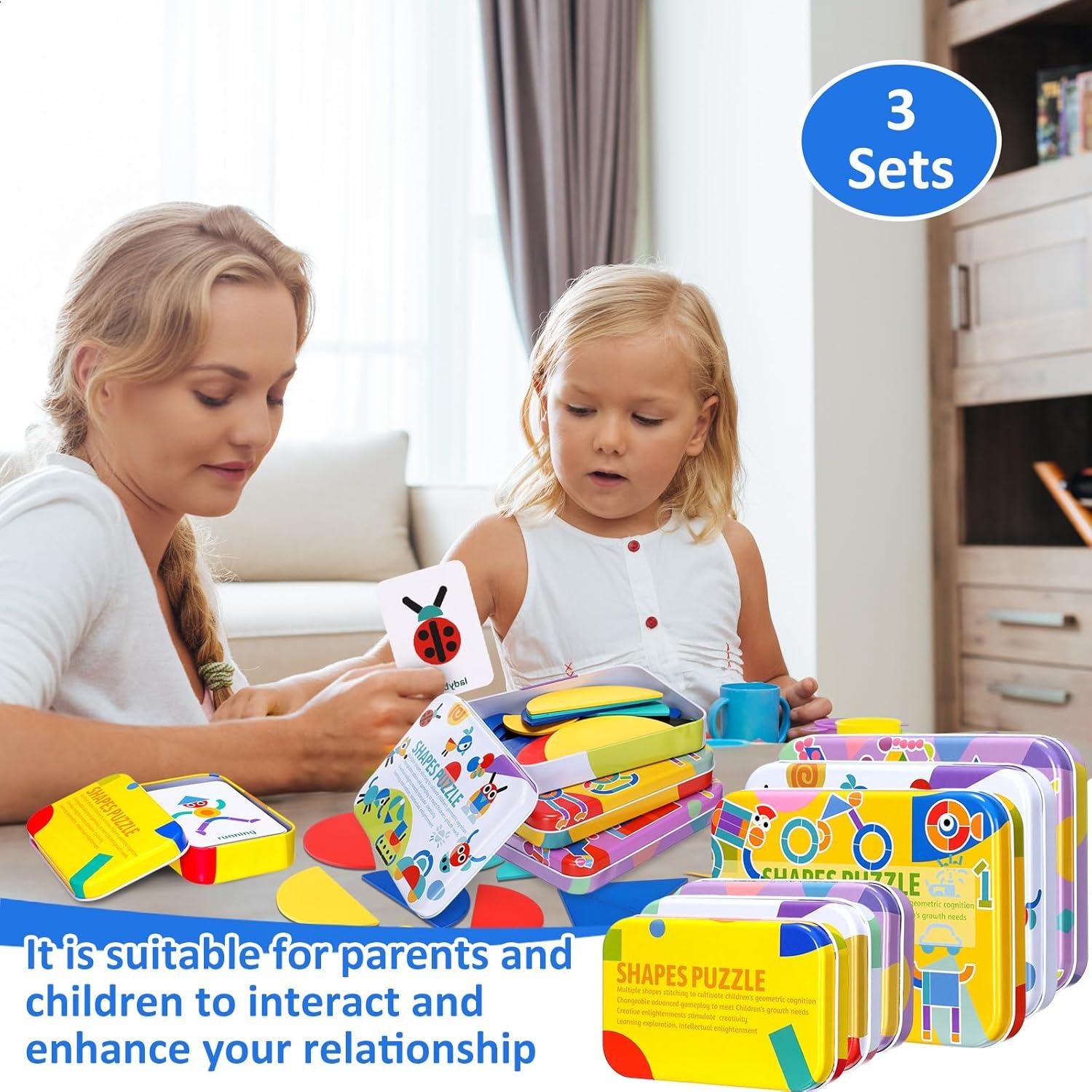 Rompecabezas Montessori Libima 108 Pcs Madera para Niños 3+