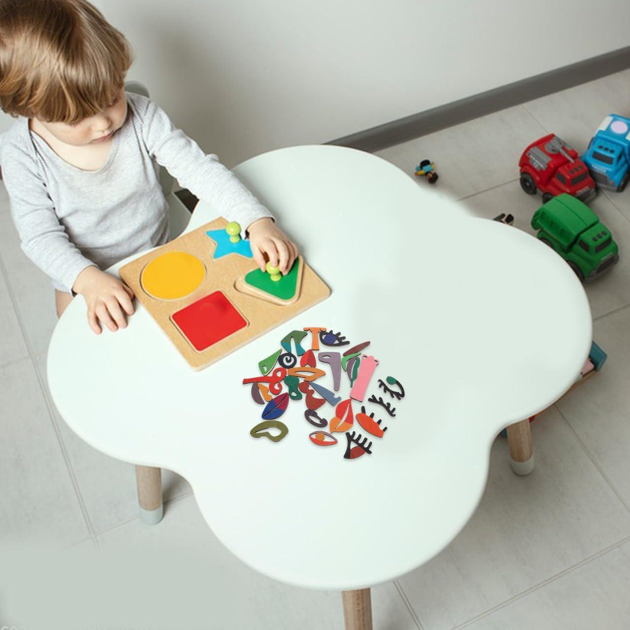 Rompecabezas de Cara Montessori TOYANDONA 26 Piezas Madera