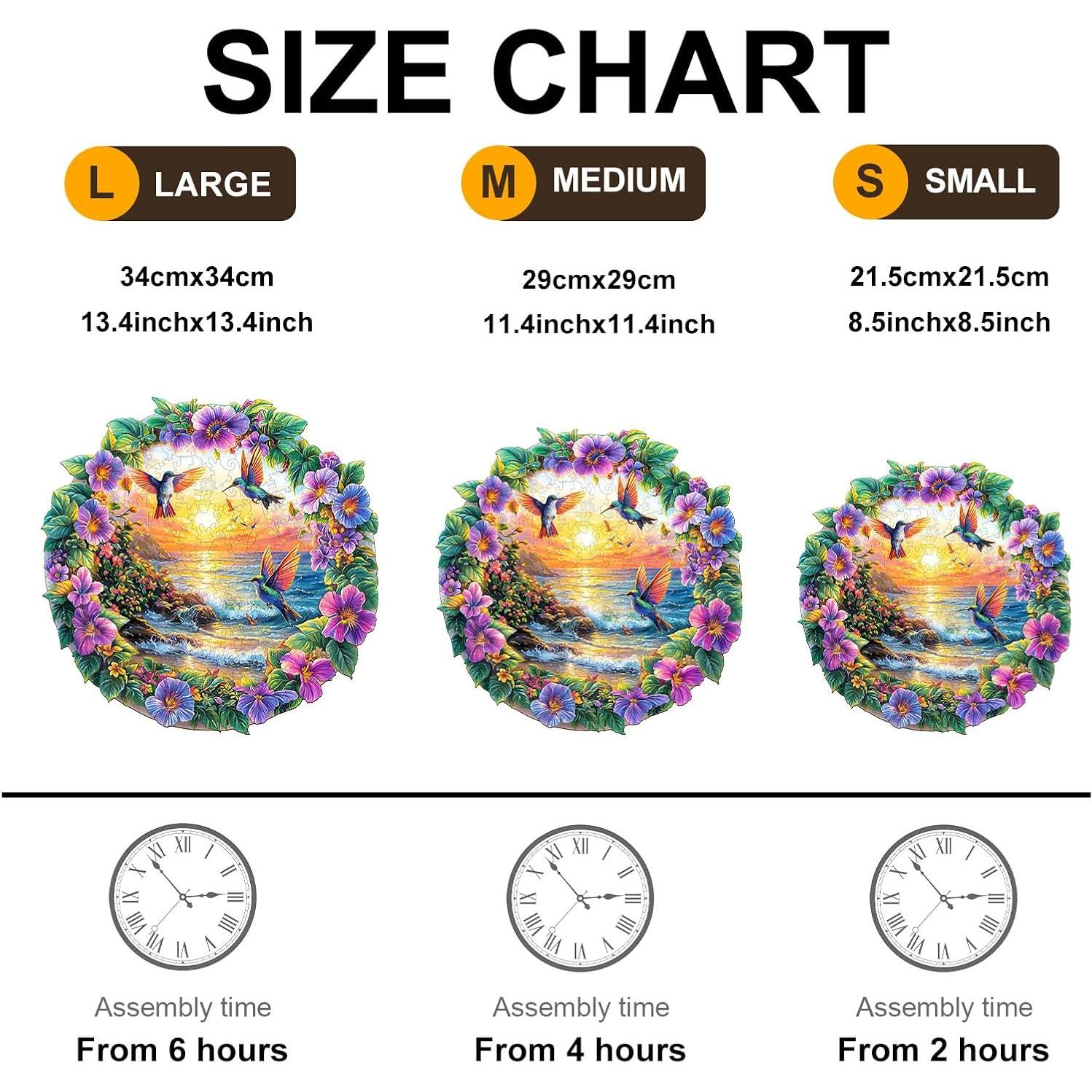 Rompecabezas de Madera AEEKDOOK 100 Piezas Playa Resort 21.6 cm