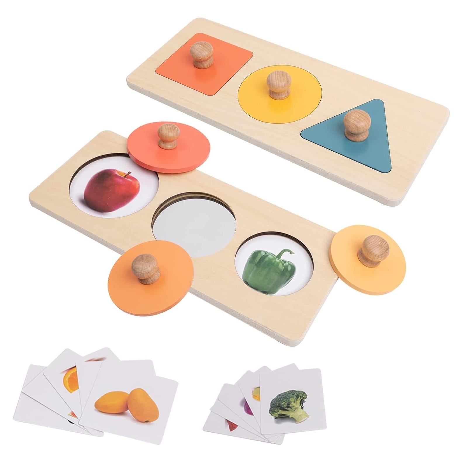 Rompecabezas de Madera Montessori TOYICOME 12-36 Meses