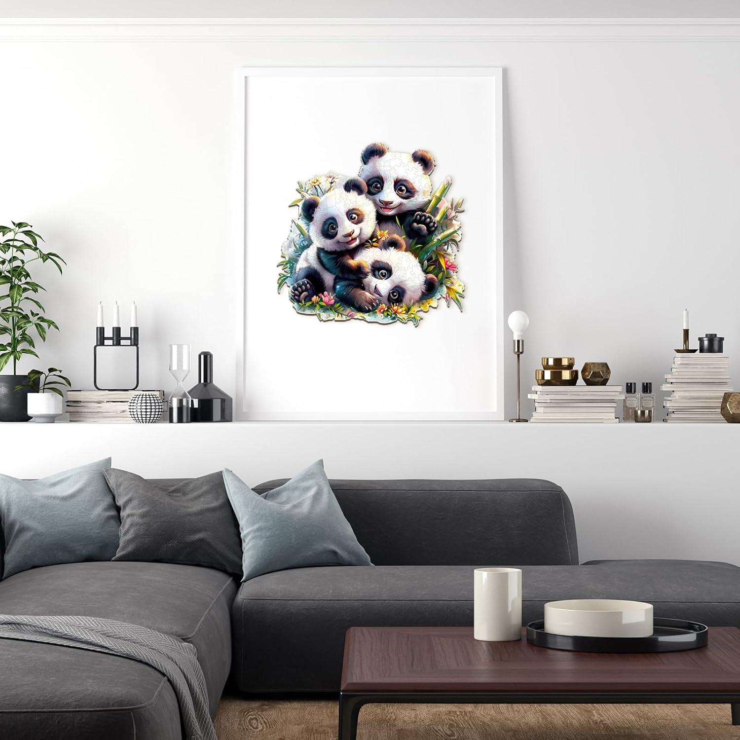 Rompecabezas de Madera Lovpippi Panda 100 Piezas 21.5 cm