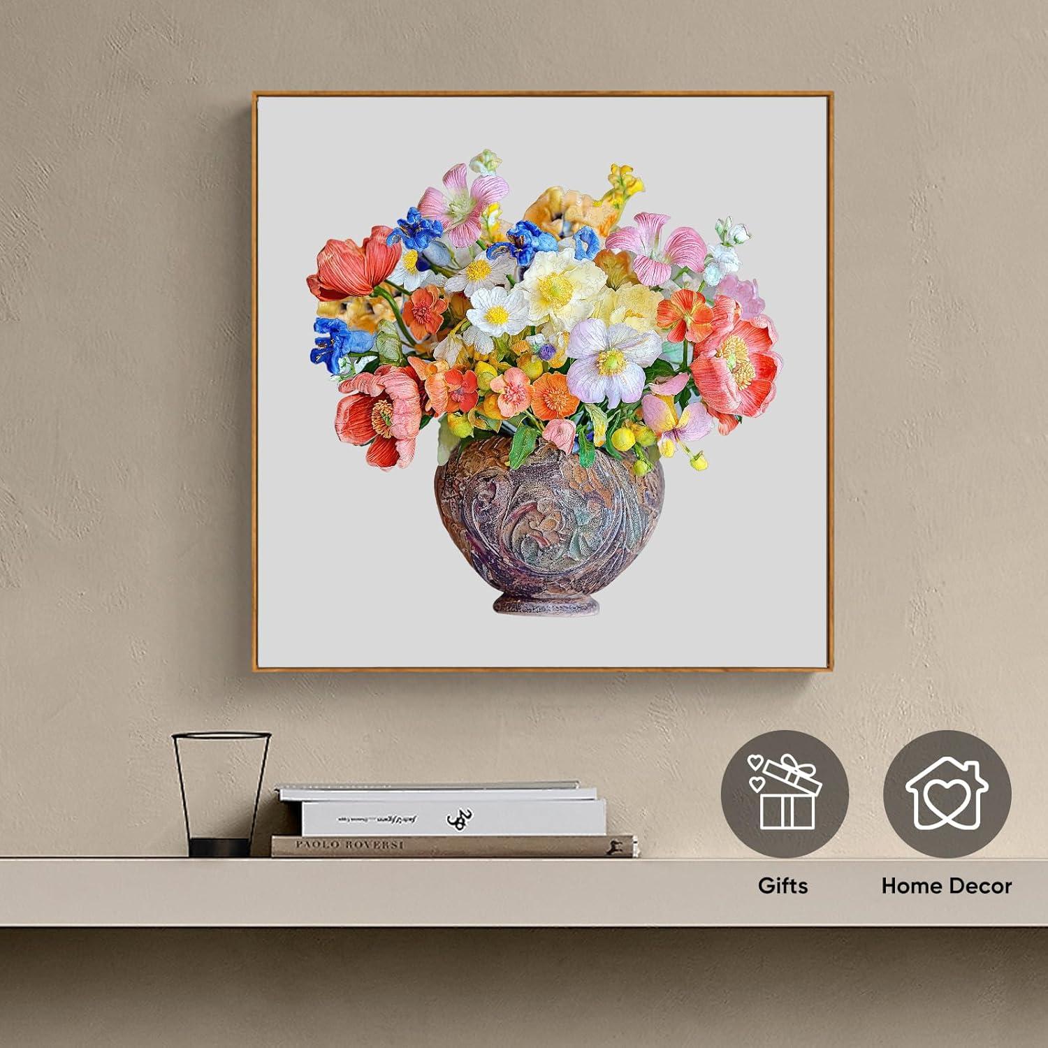 Rompecabezas de Madera Delobil 200 Piezas Flores 28x28 cm