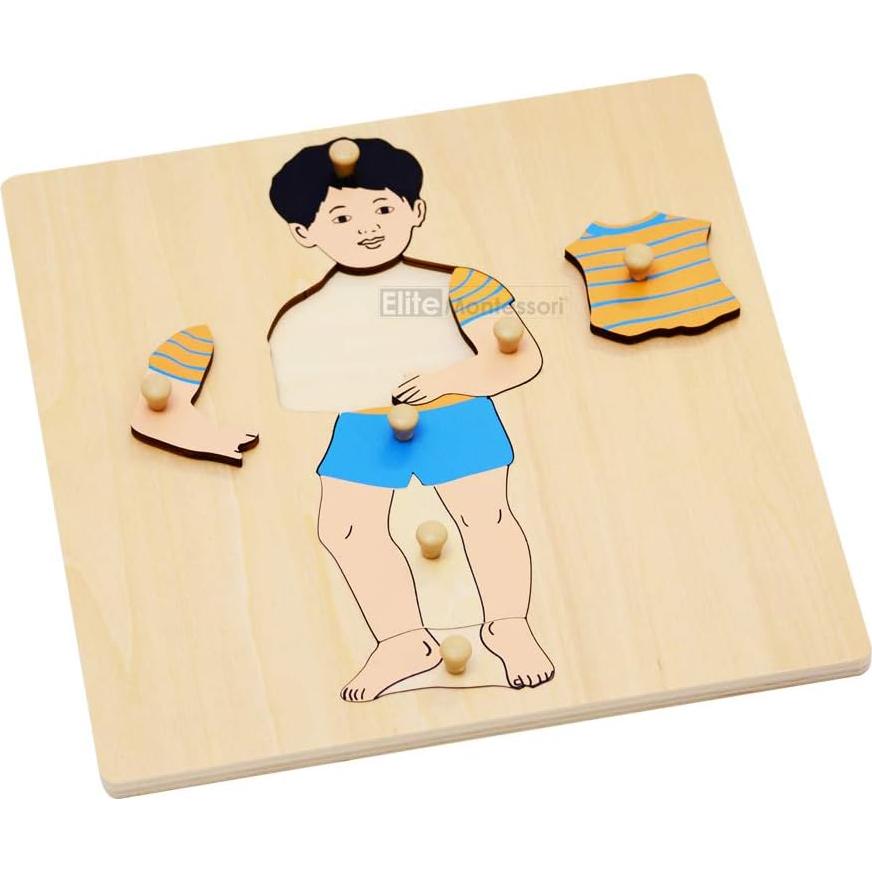 Rompecabezas Montessori Elite Botánica 24x24 cm para Niños