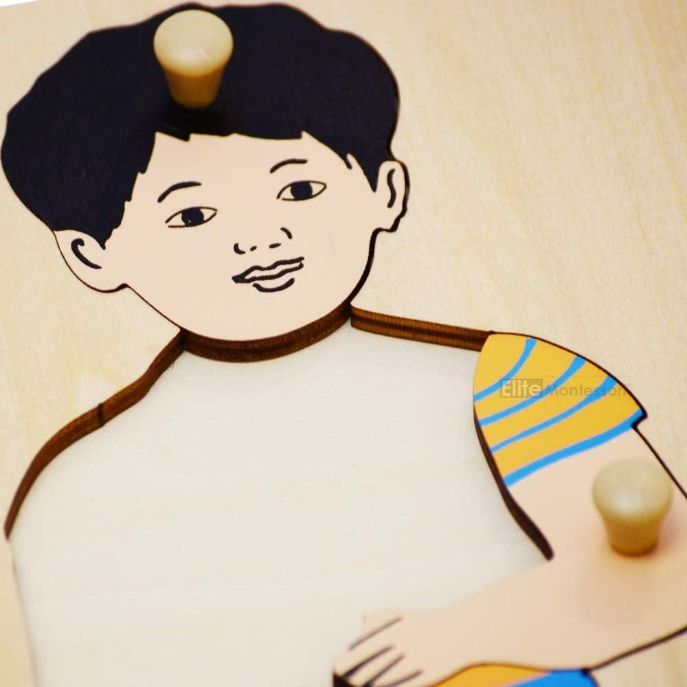 Rompecabezas Montessori Elite Botánica 24x24 cm para Niños