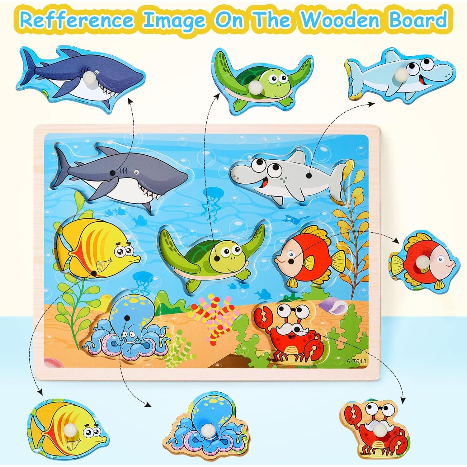 Rompecabezas de Madera para Niños Chivao - 9 Piezas Educativas