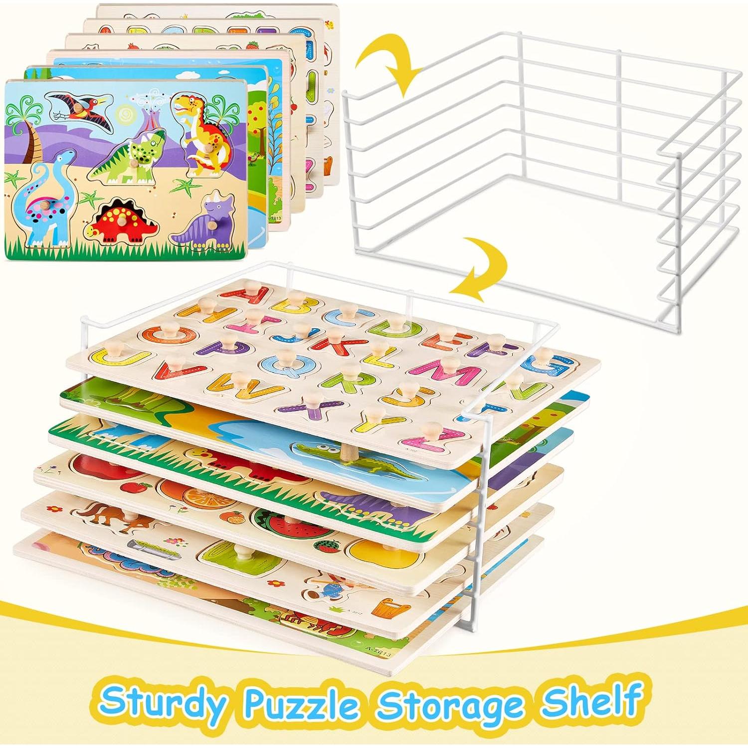 Rompecabezas de Madera para Niños Chivao - 9 Piezas Educativas