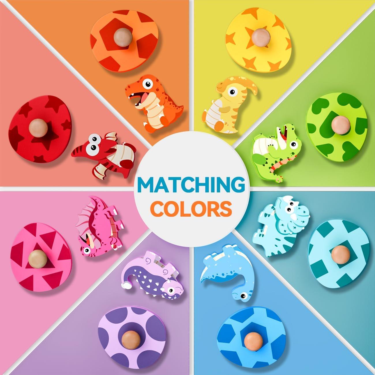 Rompecabezas de Madera EDUJOY Dinosaurios 22.86x17.27cm