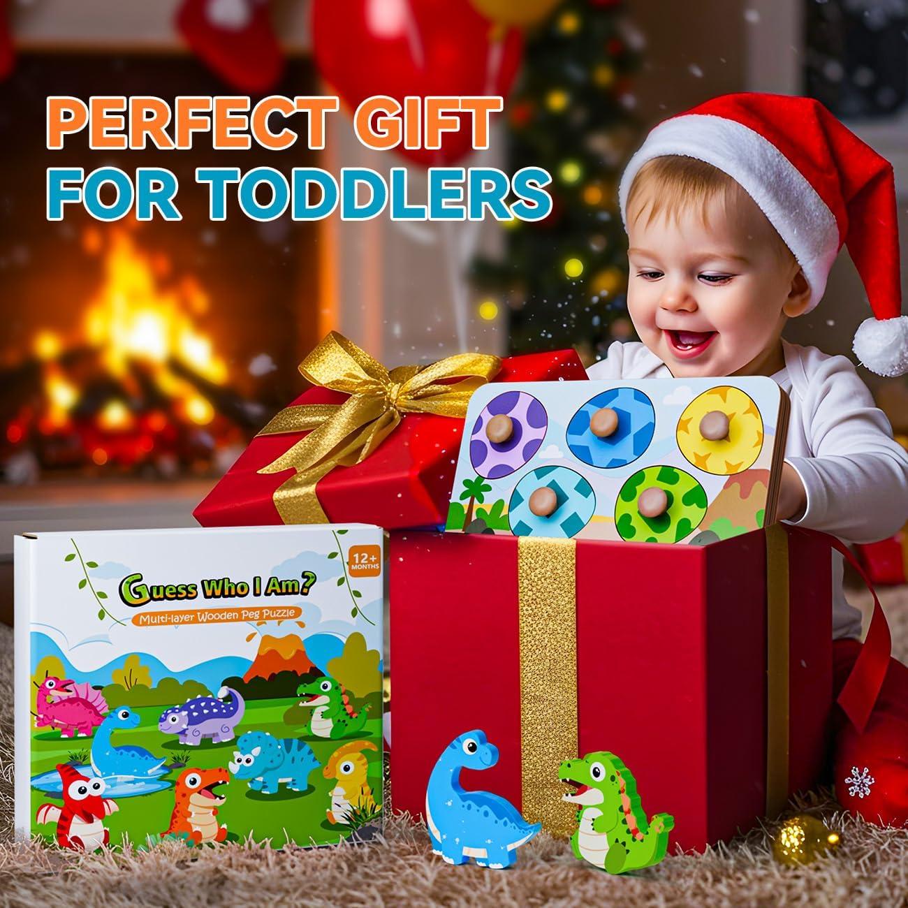 Rompecabezas de Madera EDUJOY Dinosaurios 22.86x17.27cm