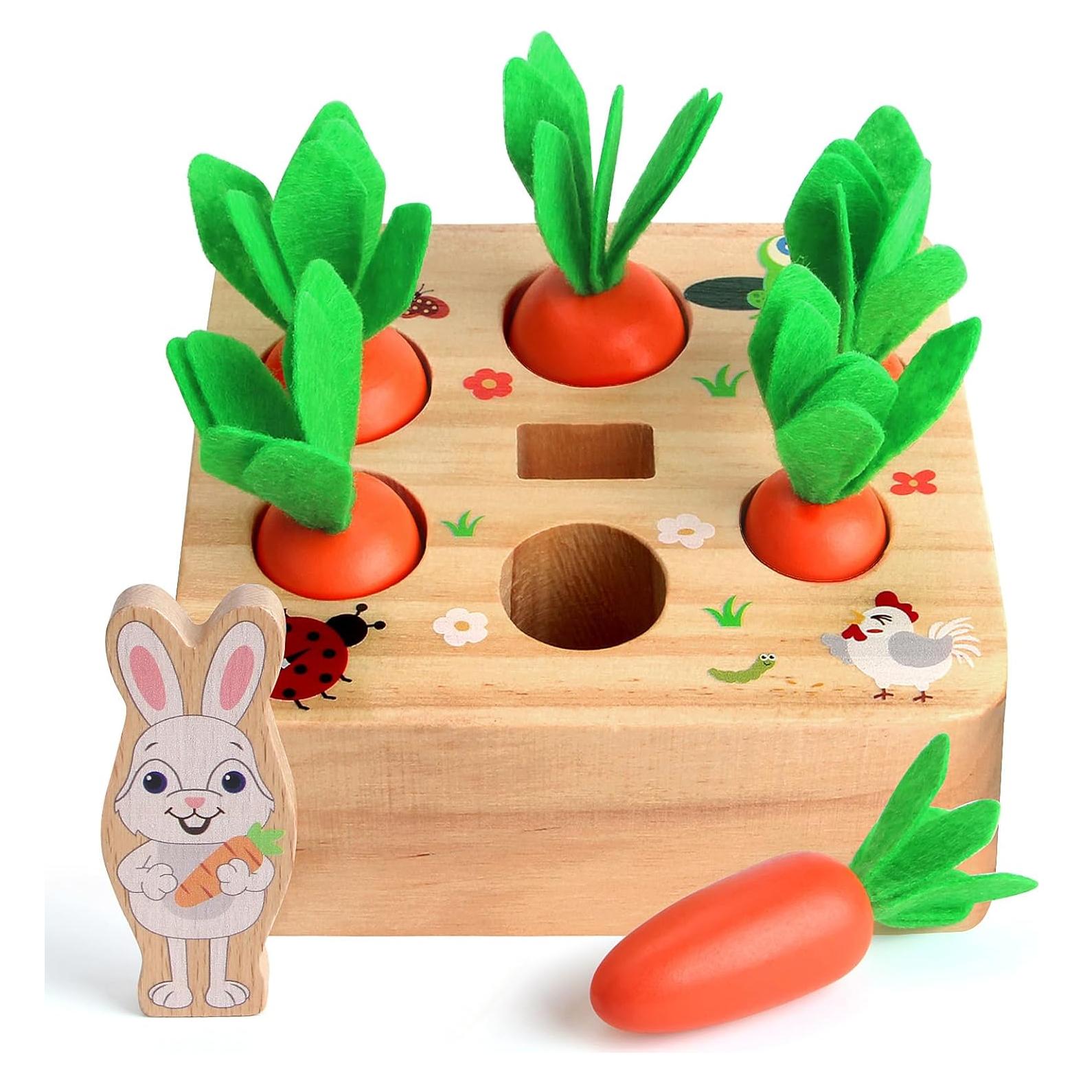 Juego de Cosecha de Zanahorias SKYFIELD Juguete Montessori 1-3 Años