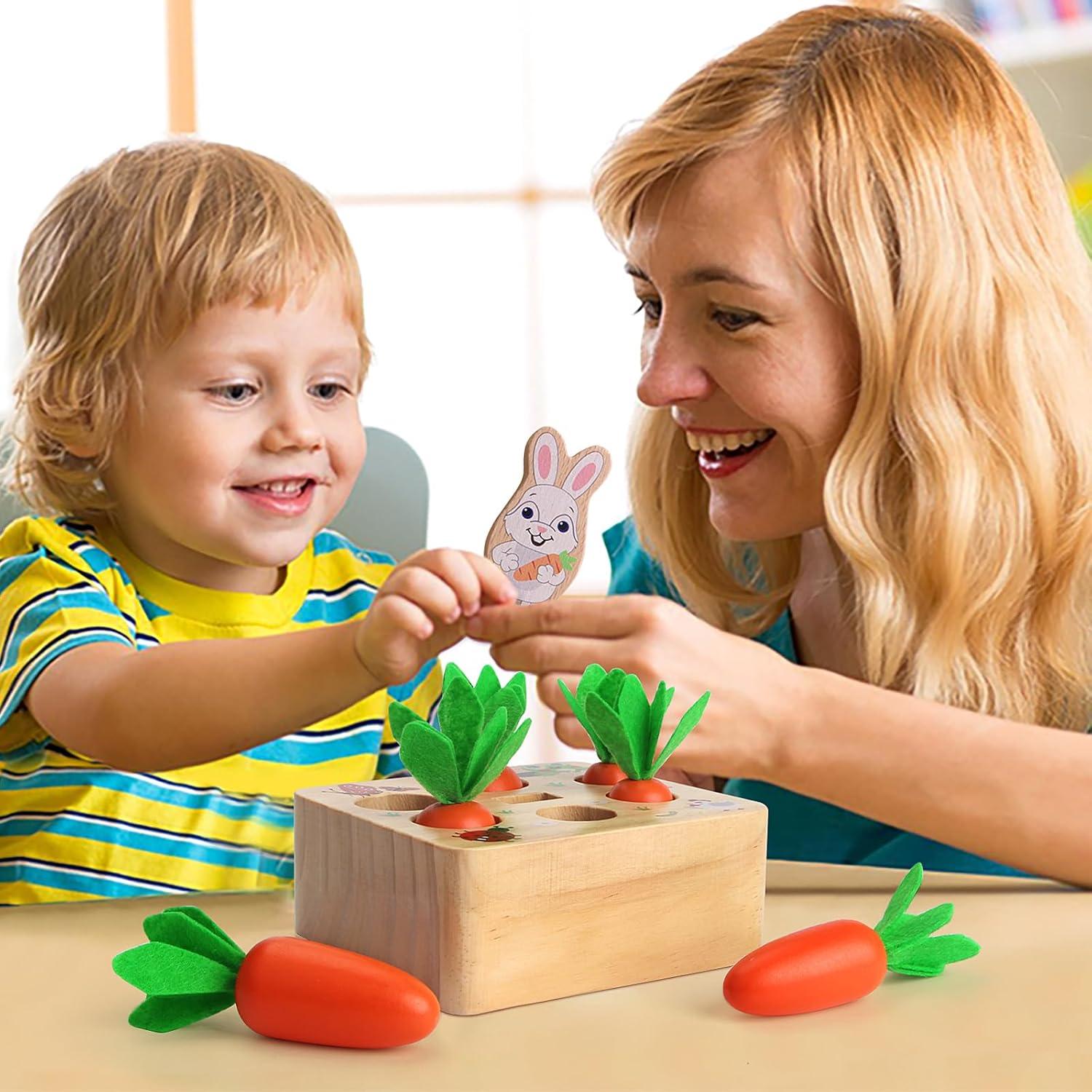 Juego de Cosecha de Zanahorias SKYFIELD Juguete Montessori 1-3 Años