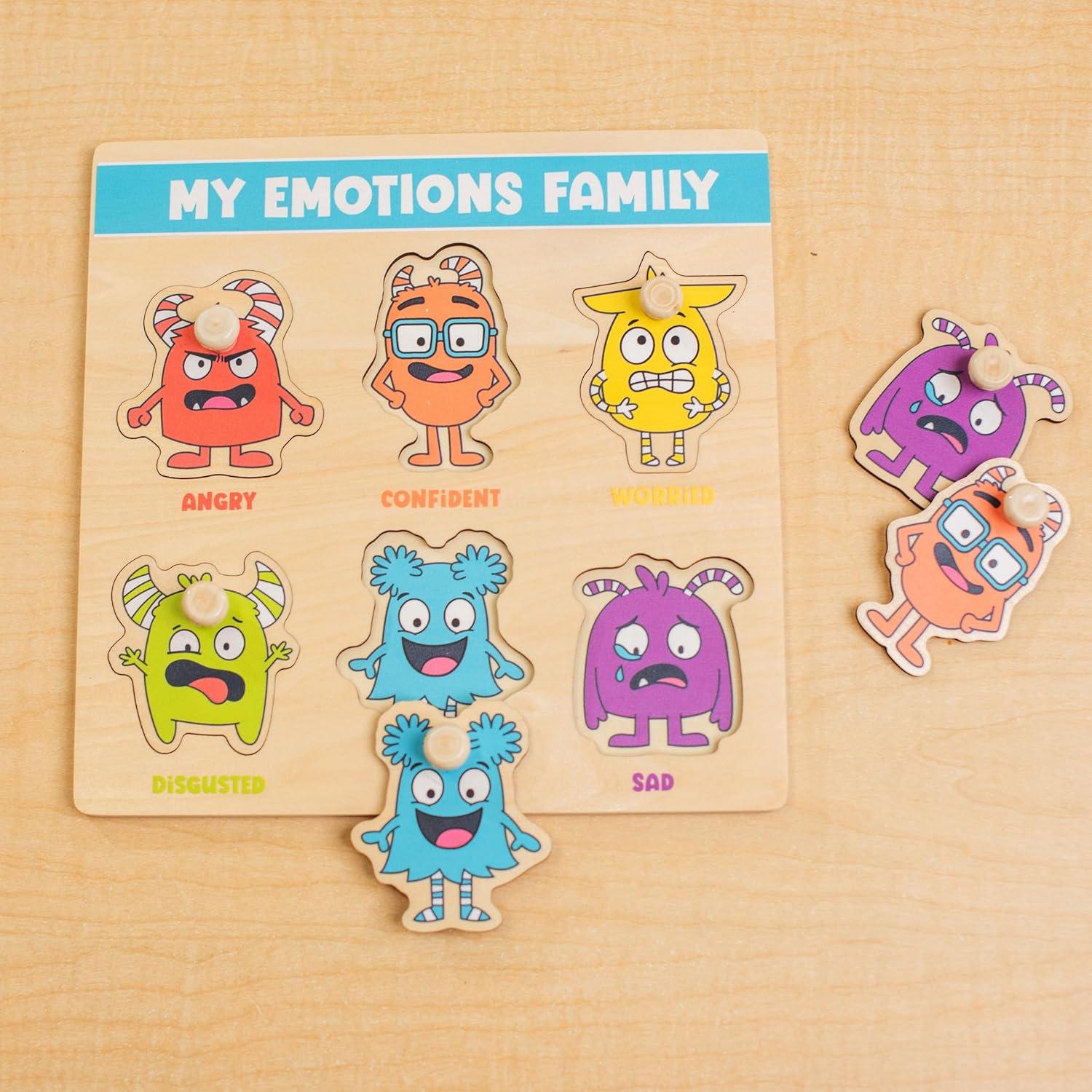 Rompecabezas Emocional Abre La Alegría - 6 Piezas Montessori 4+