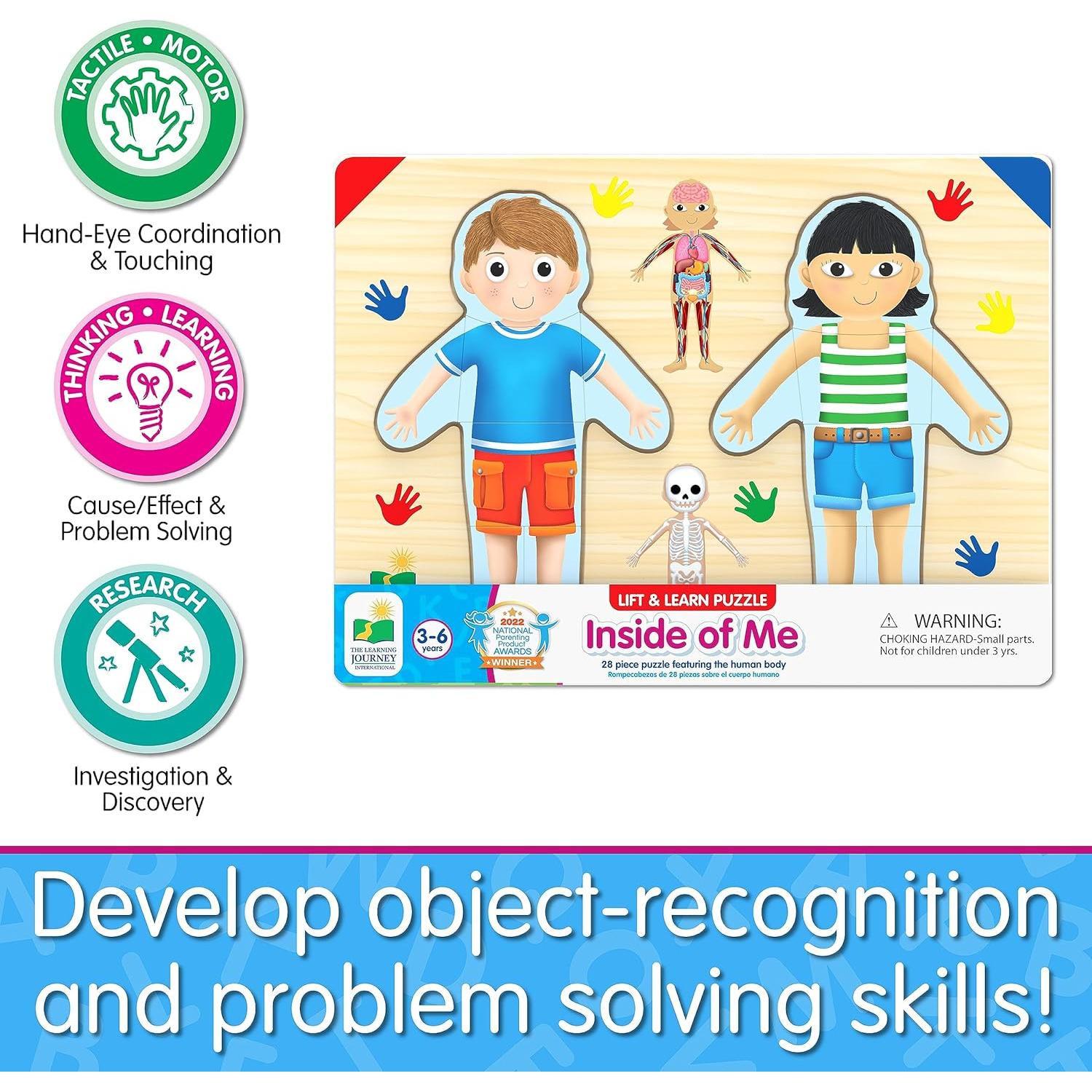 Rompecabezas Cuerpo Humano 28 Piezas El Viaje del Aprendizaje