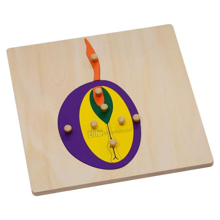 Rompecabezas de Botánica Montessori Elite 24x24 cm para Niños