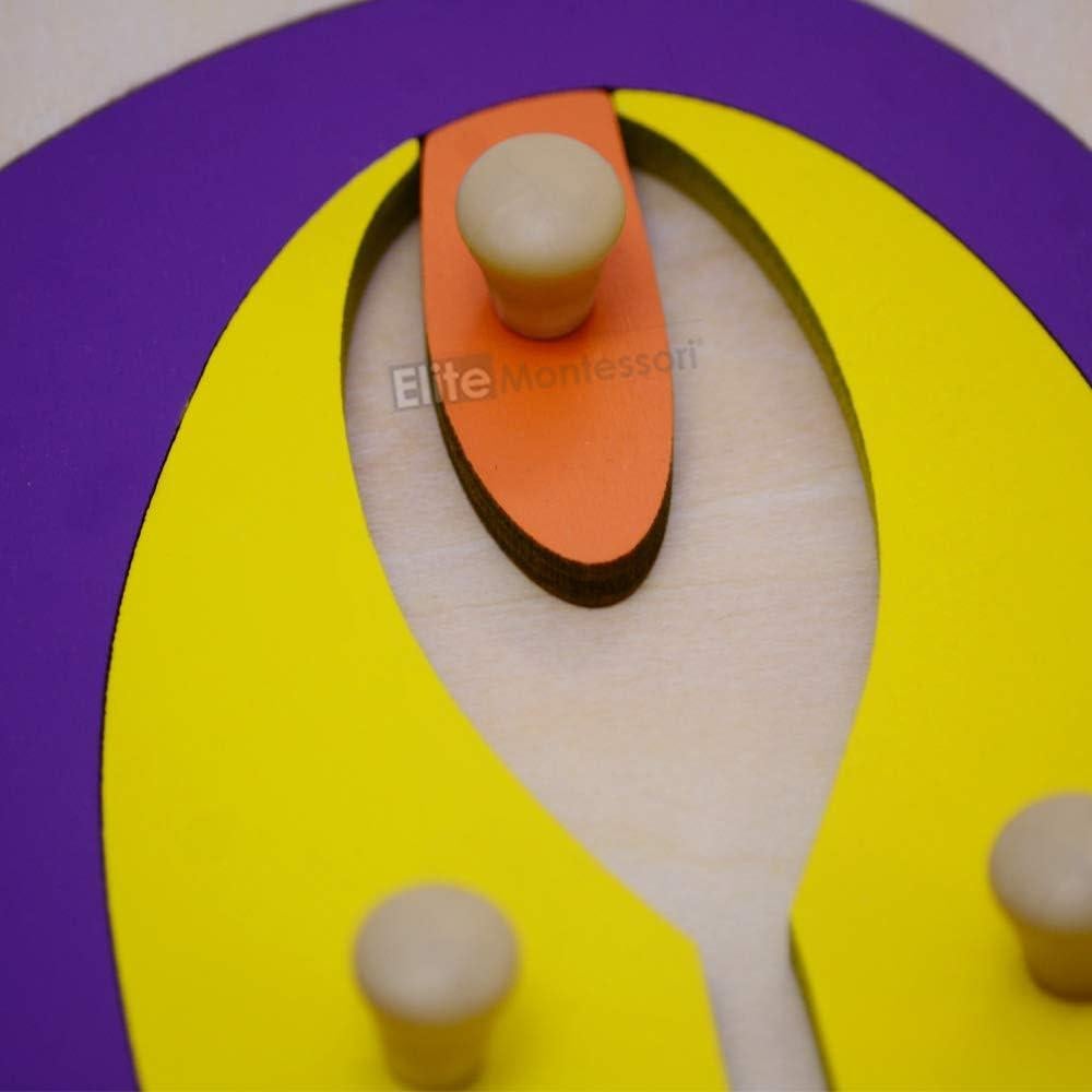 Rompecabezas de Botánica Montessori Elite 24x24 cm para Niños