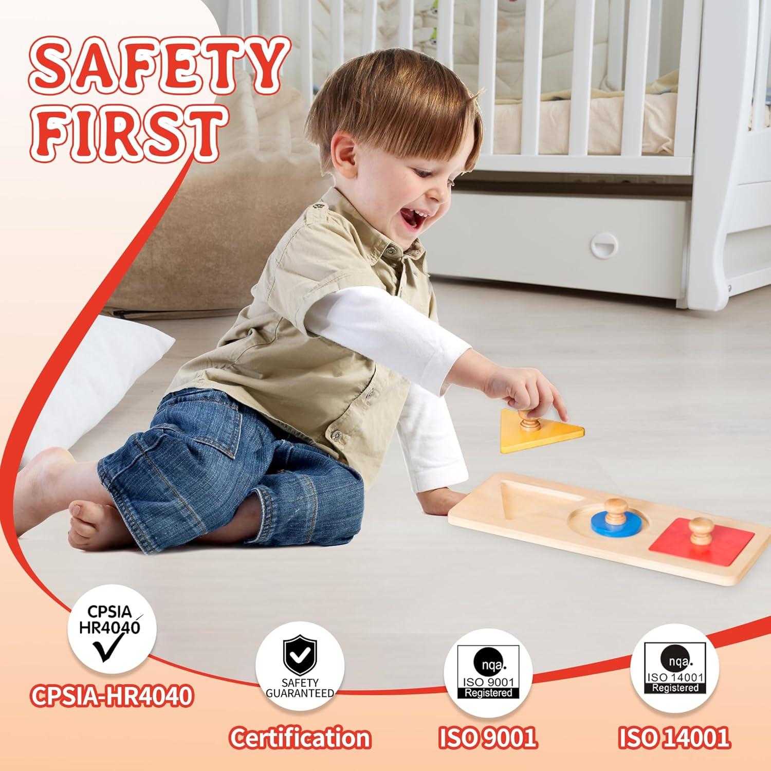 Rompecabezas de Clasificación de Formas y Colores Kinder Park