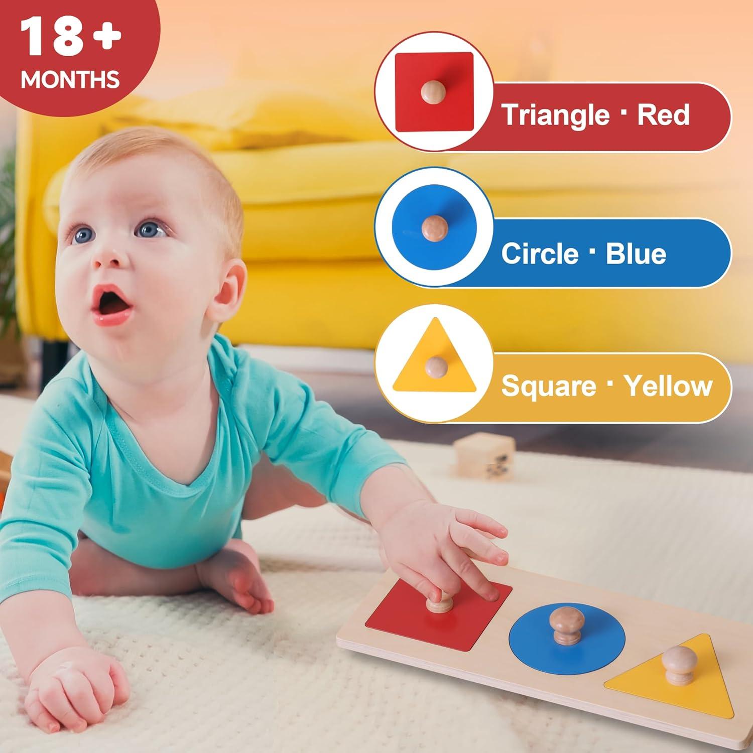 Rompecabezas de Clasificación de Formas y Colores Kinder Park