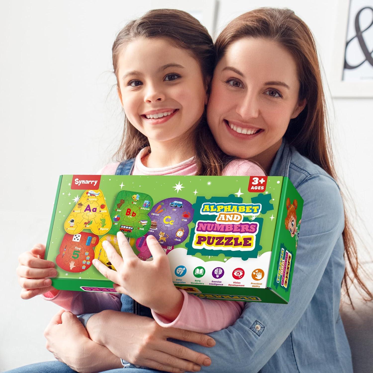 Rompecabezas Educativo SYNARRY Letras y Números 313 Piezas