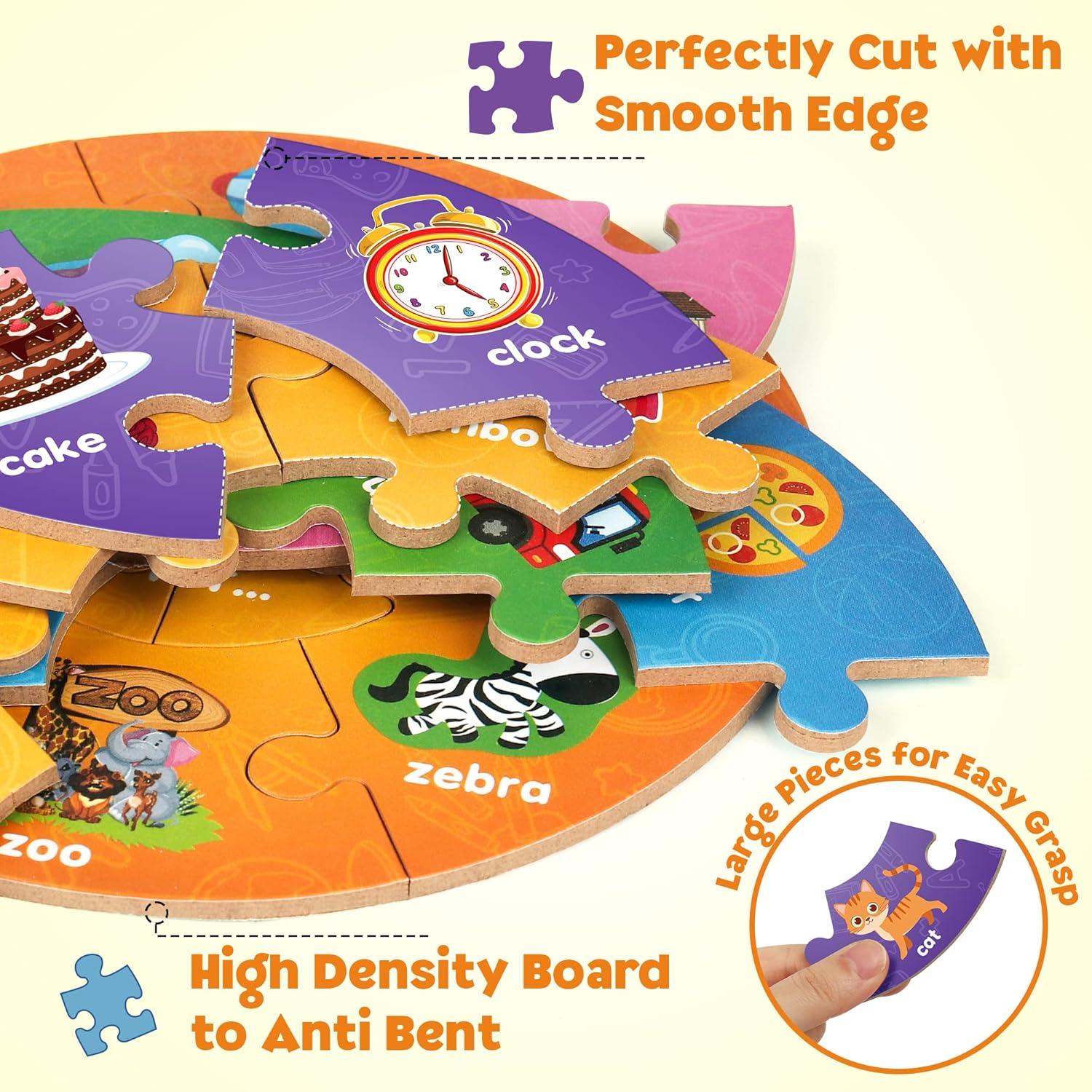 Rompecabezas Educativo SYNARRY 324 Piezas Alfabeto y Números