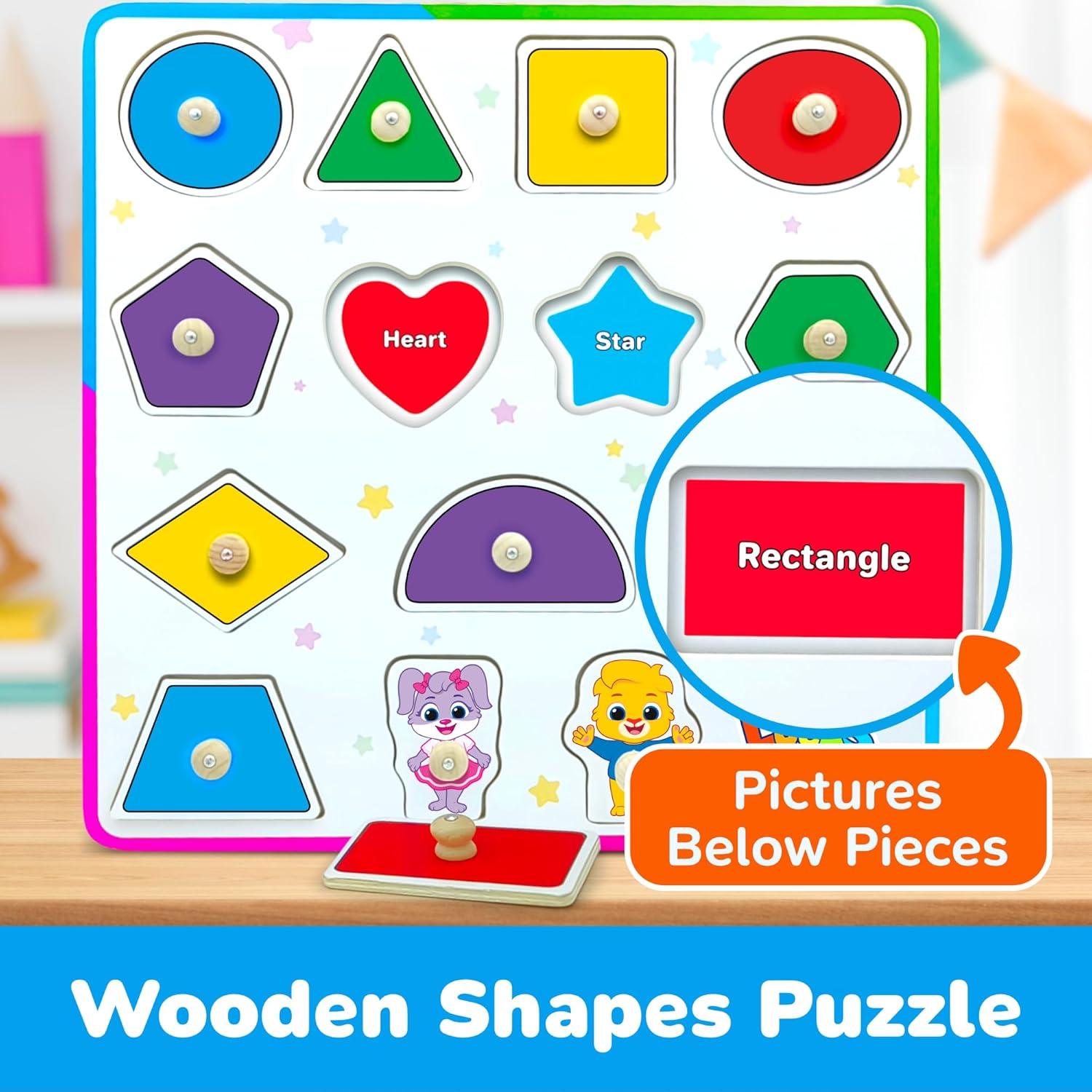 Rompecabezas de Madera Lucas y Amigos para Niños 3-6 Años