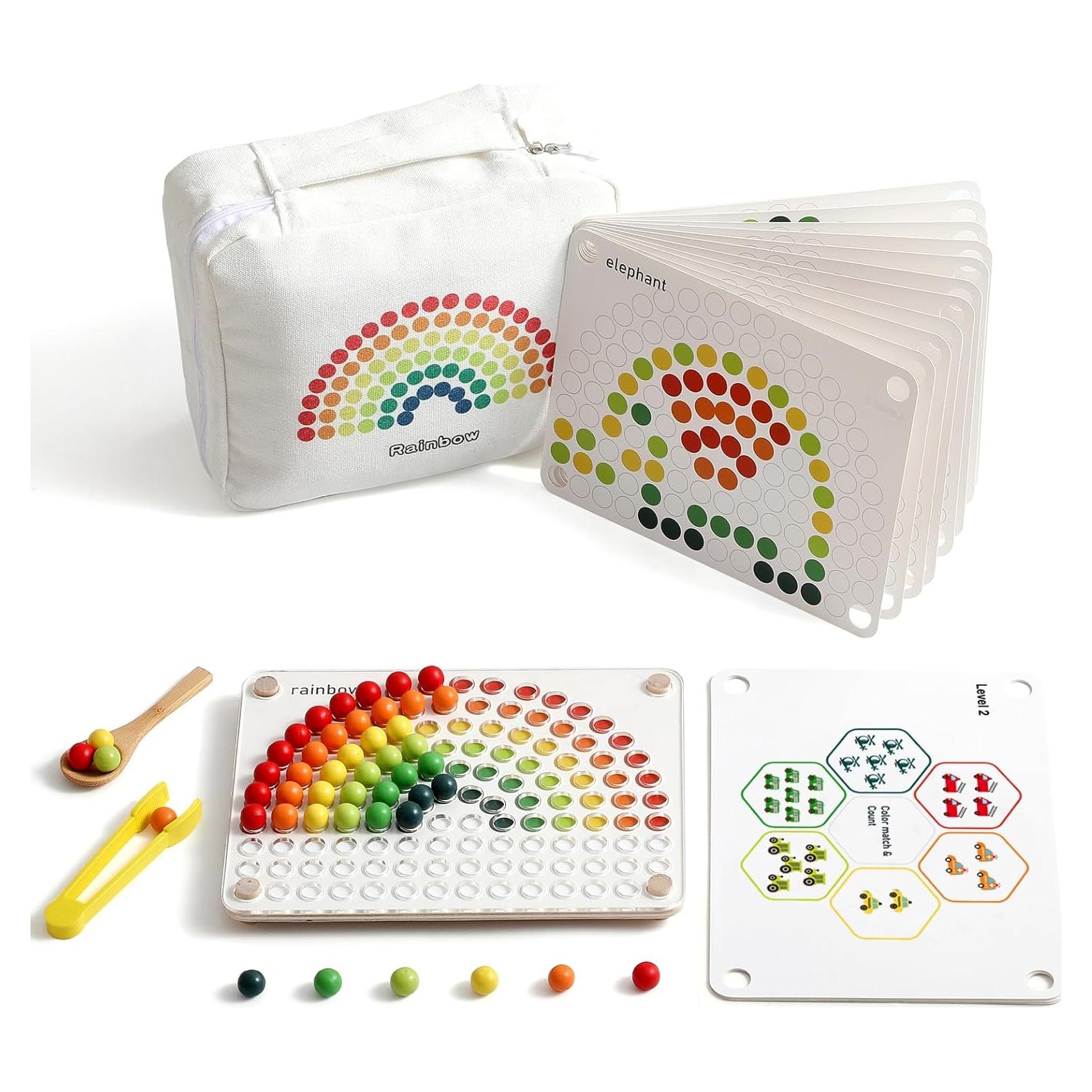 Juego de Cuentas de Madera Youuys para Niños 3+ Años