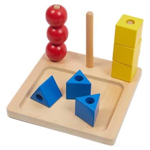 Juguetes Montessori de Madera - Clasificador de Formas y Colores