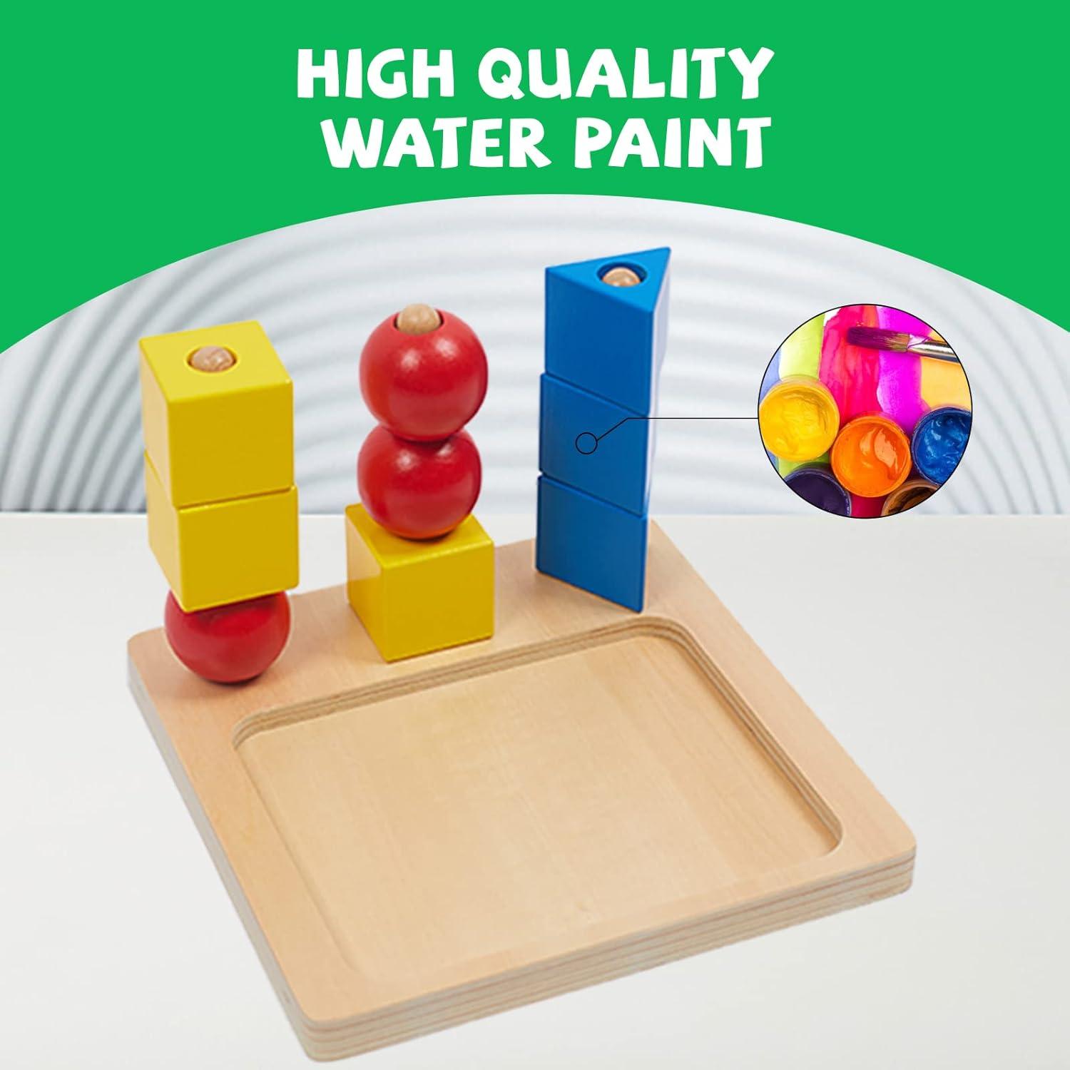 Juguetes Montessori de Madera - Clasificador de Formas y Colores