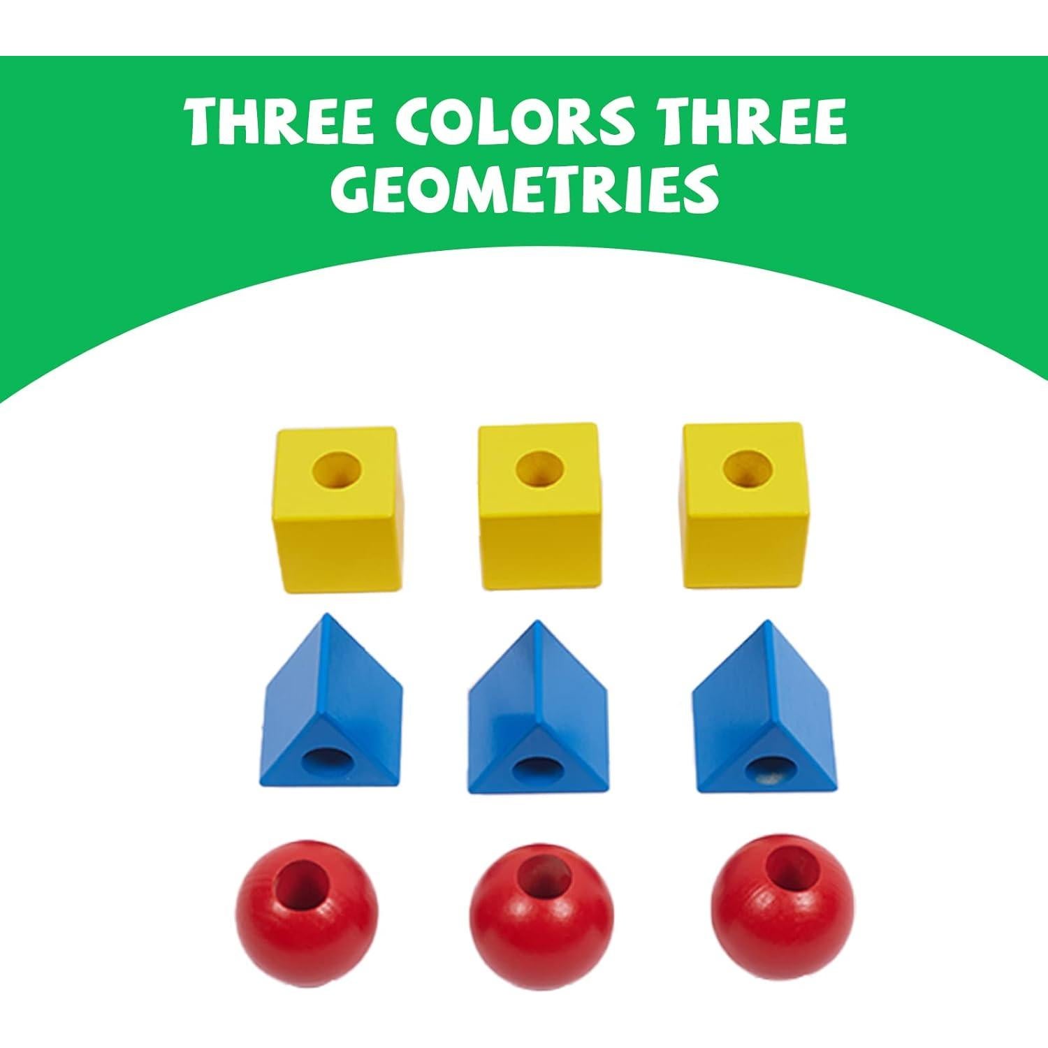 Juguetes Montessori de Madera - Clasificador de Formas y Colores