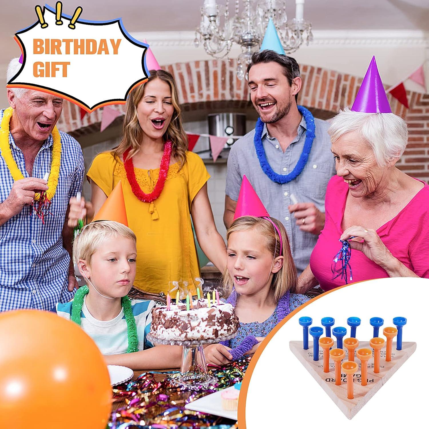 Juego de Mesa de Clavos de Triángulo de Madera Thinp - 2 Piezas