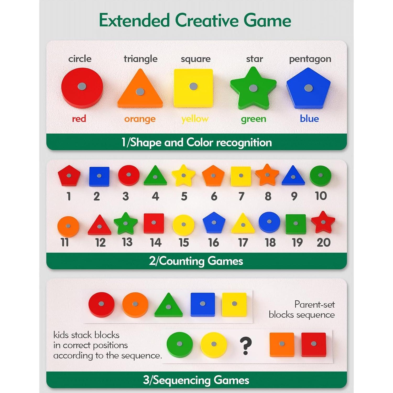 Juguete Montessori Boby 2-en-1 Clasificación y Pesca Madera