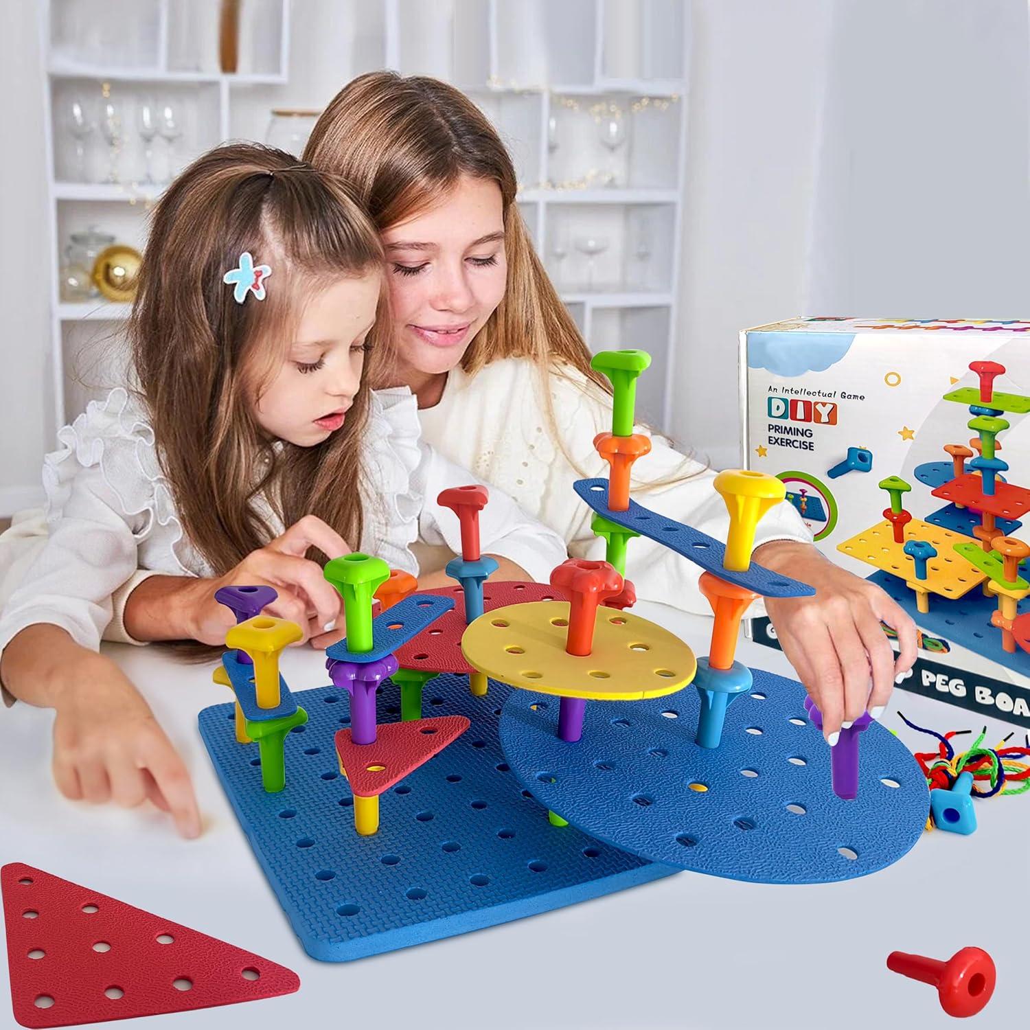 Tablero de Contar Montessori VIPAMZ - 65 Piezas para Niños 1-3 Años