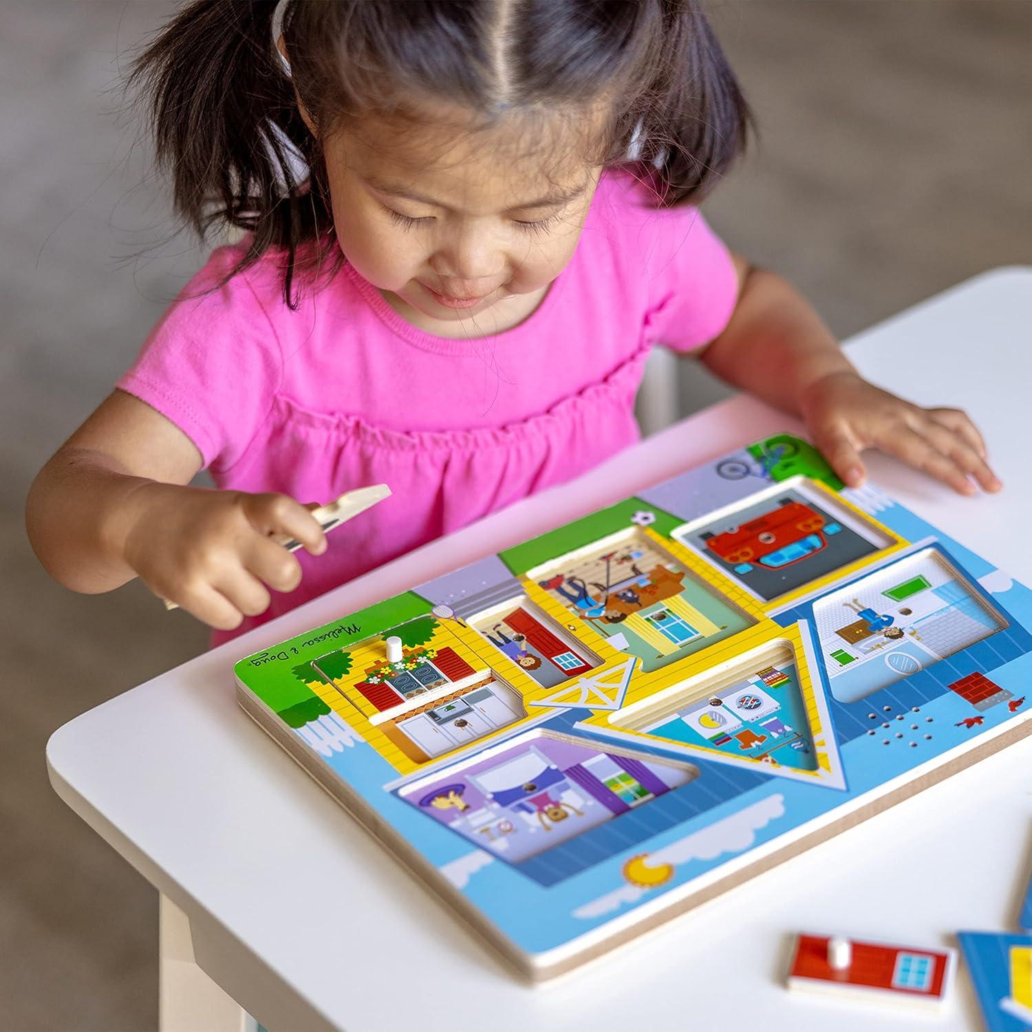 Rompecabezas Sonoro de Madera Melissa & Doug - 8 Piezas