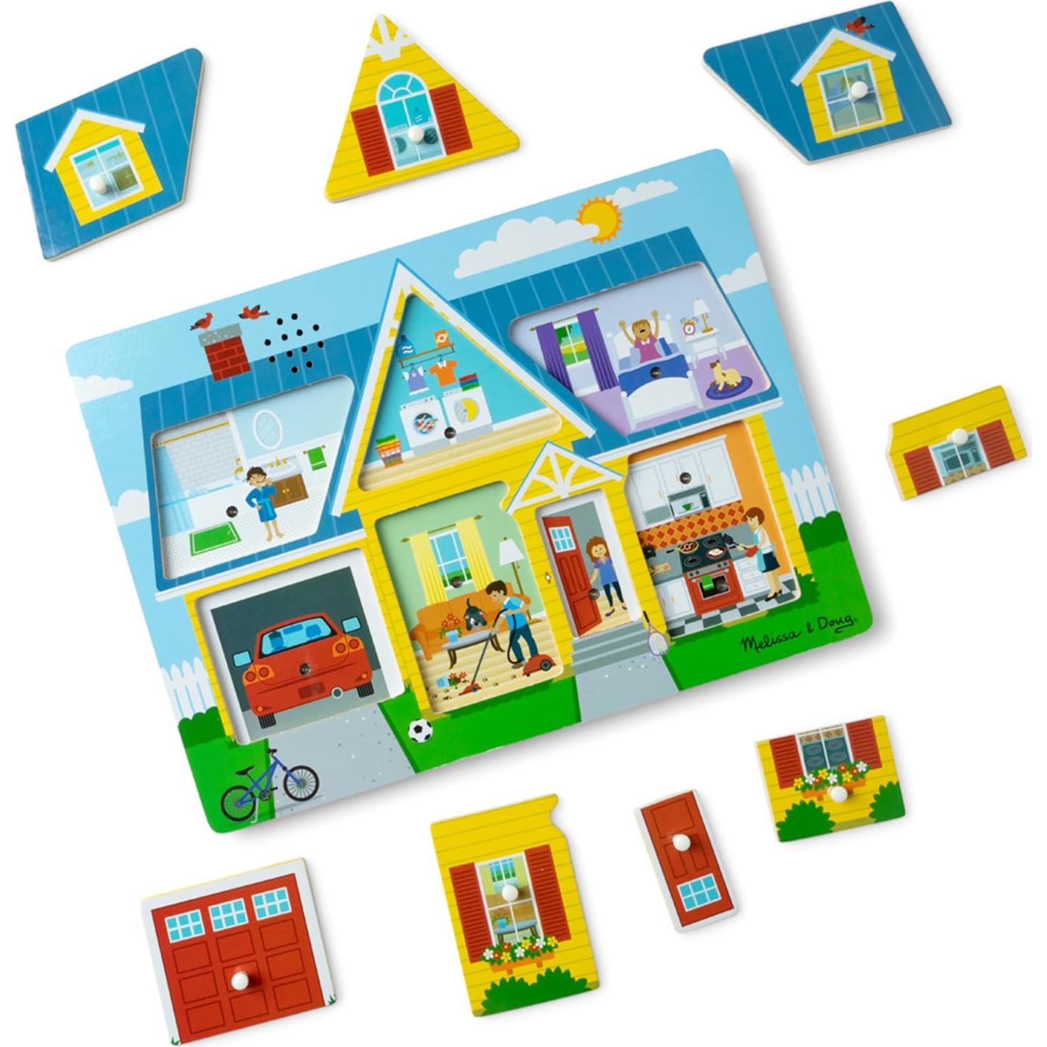 Rompecabezas Sonoro de Madera Melissa & Doug - 8 Piezas