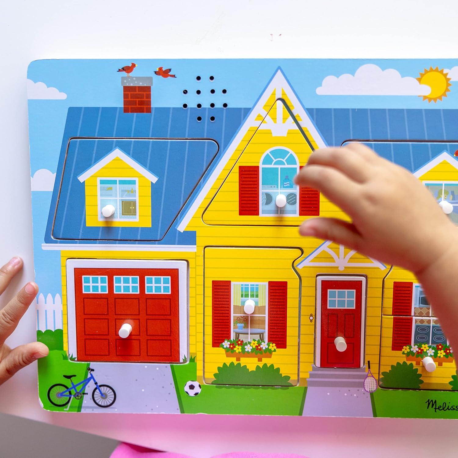 Rompecabezas Sonoro de Madera Melissa & Doug - 8 Piezas