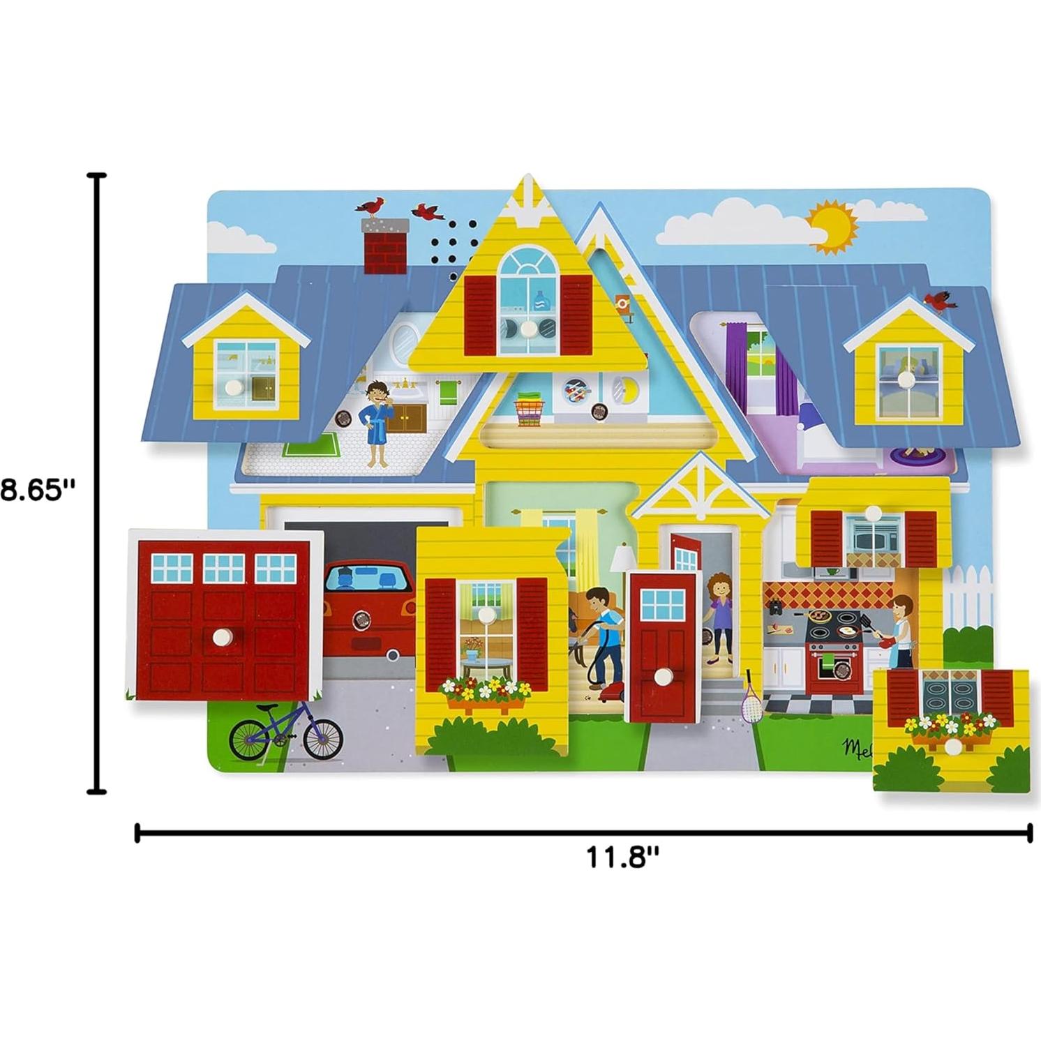 Rompecabezas Sonoro de Madera Melissa & Doug - 8 Piezas