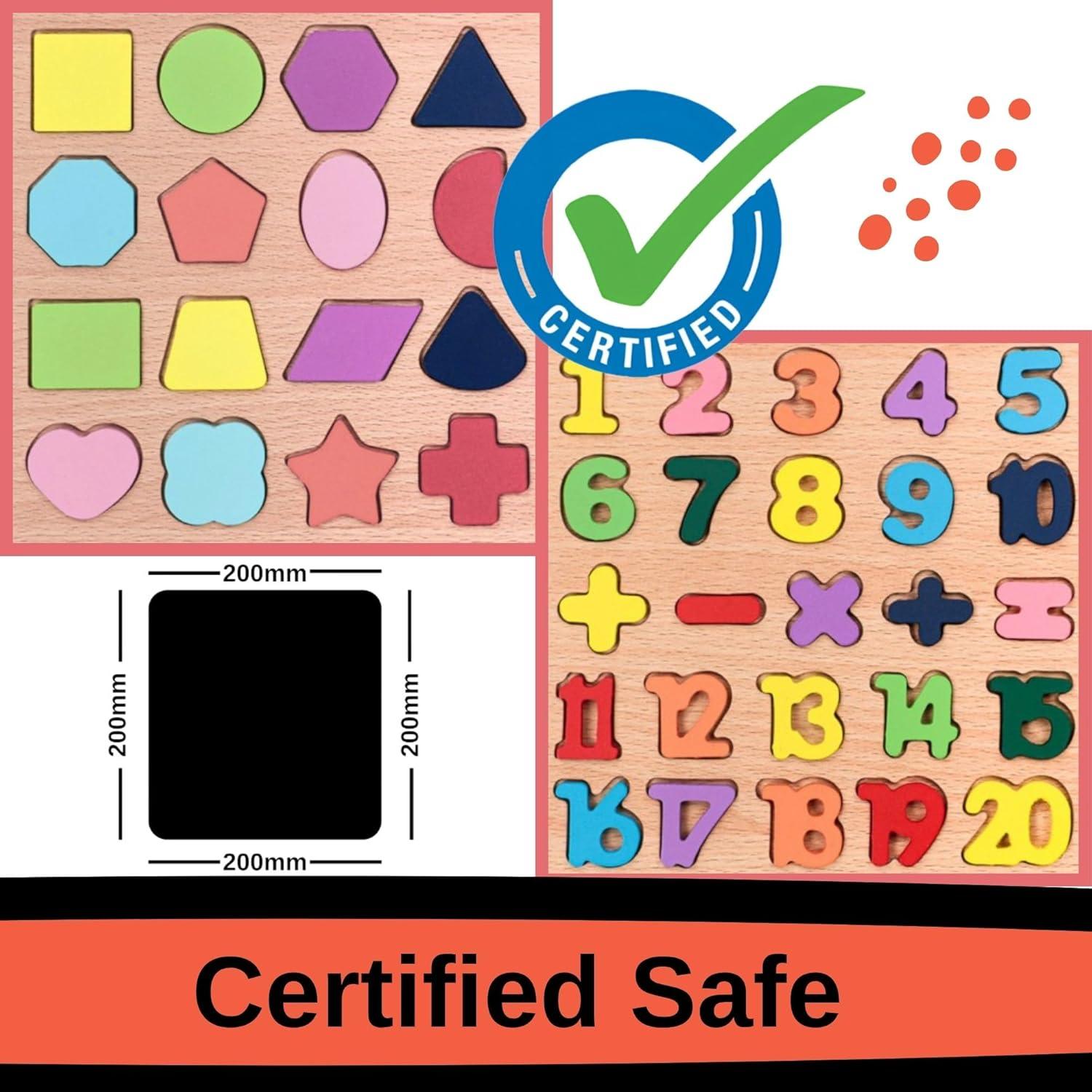 Rompecabezas de Números y Formas GoPuzzle - Aprendizaje Temprano