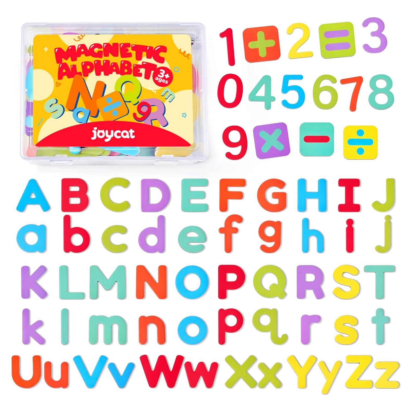 Juego de Letras y Números Magnéticos JoyCat 89 PCS