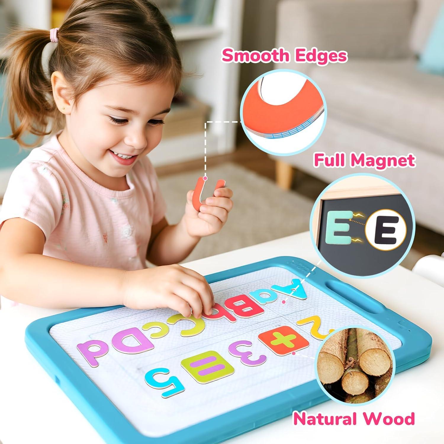 Juego de Letras y Números Magnéticos JoyCat 89 PCS