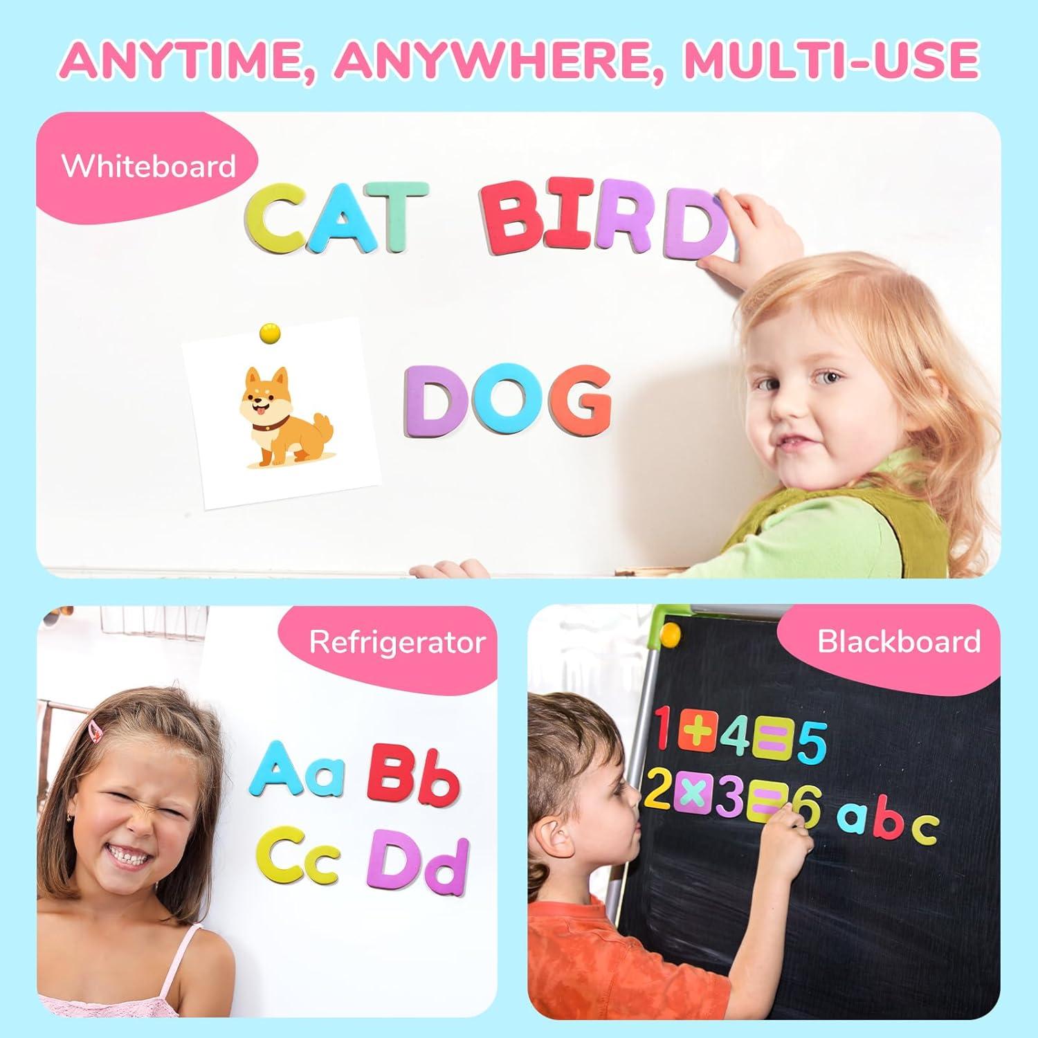Juego de Letras y Números Magnéticos JoyCat 89 PCS