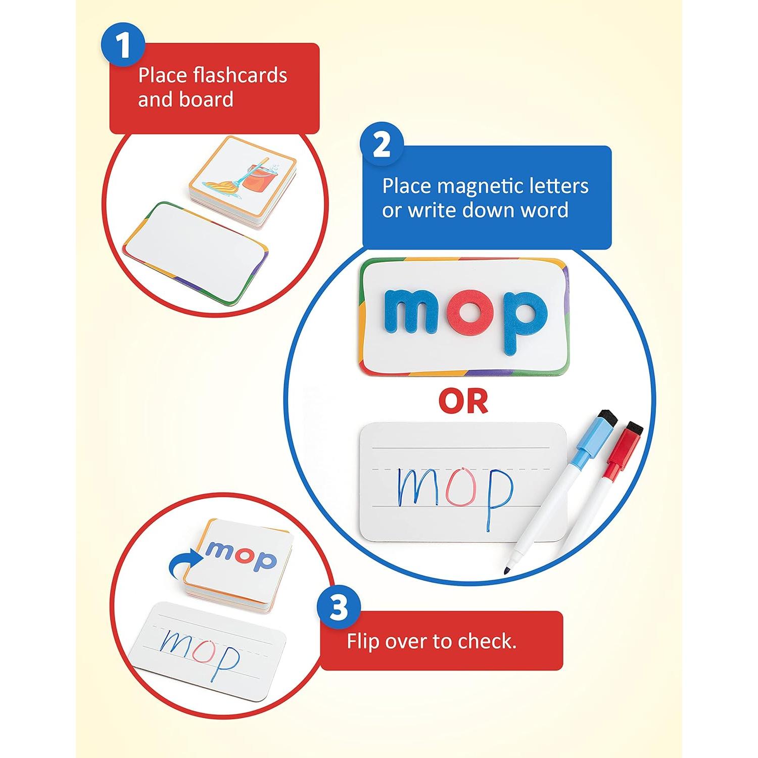Juego Didáctico de Ortografía CVC Coogam para Niños 3+ Años