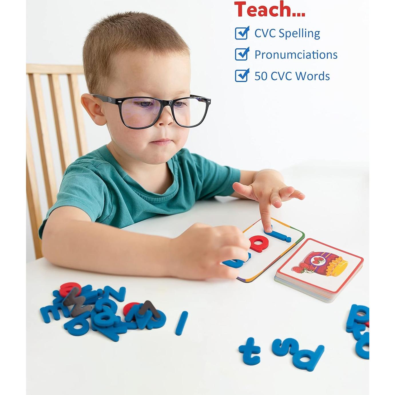 Juego Didáctico de Ortografía CVC Coogam para Niños 3+ Años