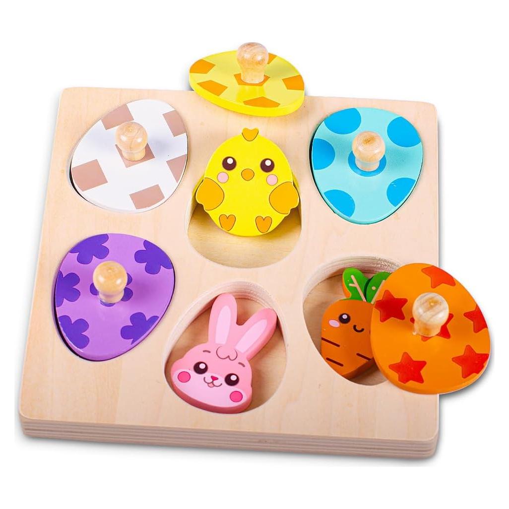 Rompecabezas de Madera Waybla Pascua 17.5 cm Juguete Educativo