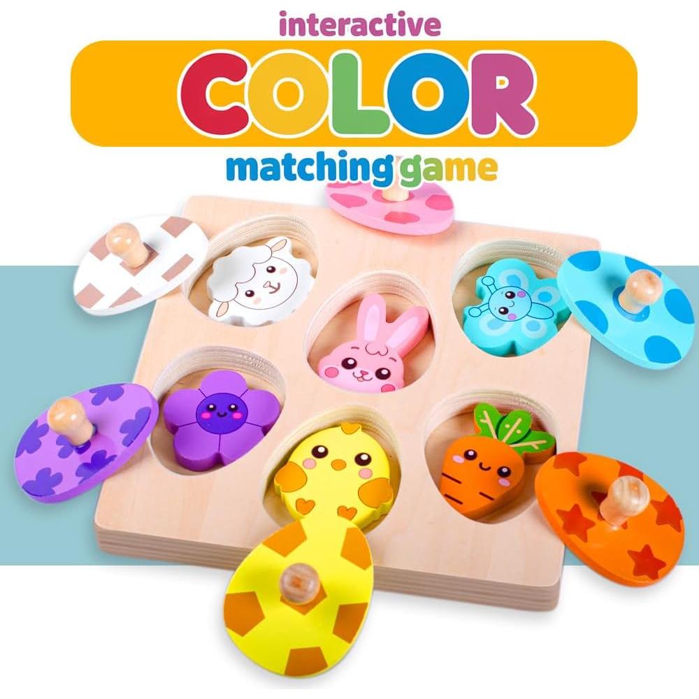 Rompecabezas de Madera Waybla Pascua 17.5 cm Juguete Educativo