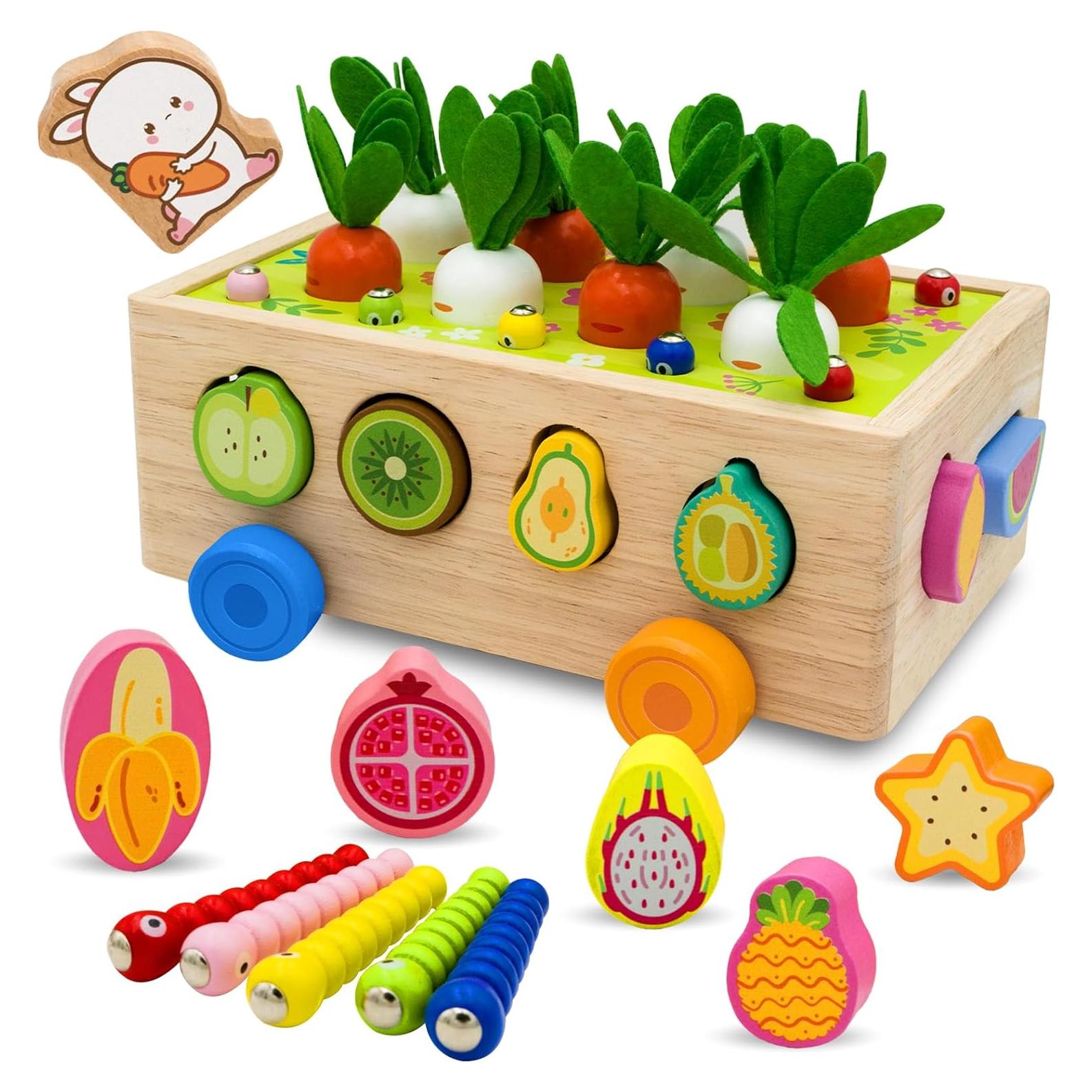 Clasificador de Formas de Madera Montessori MEGRANATE 24x17cm