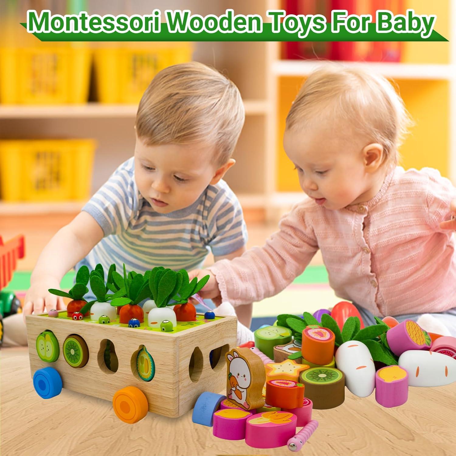 Clasificador de Formas de Madera Montessori MEGRANATE 24x17cm