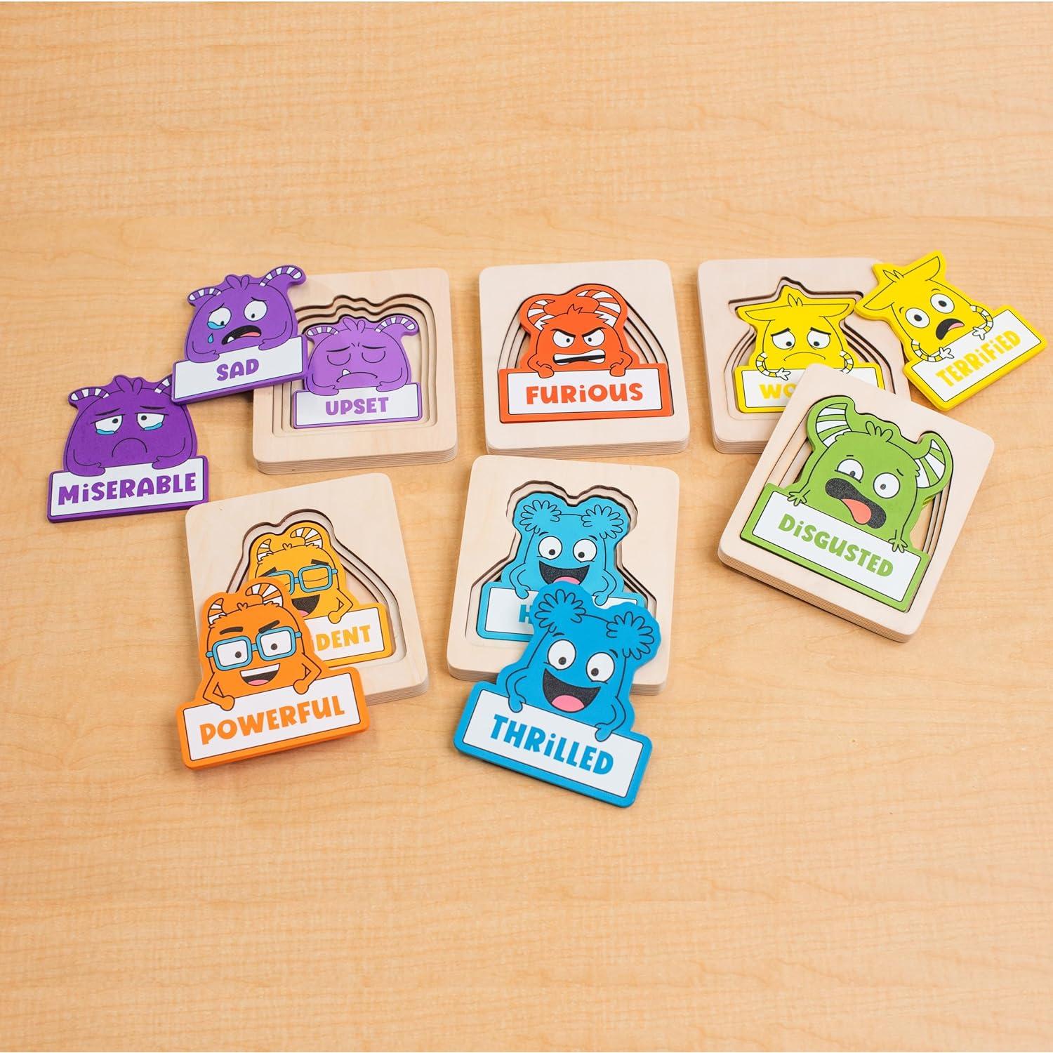 Puzzle de Madera Abre La Alegría - 24 Piezas Emociones 4+