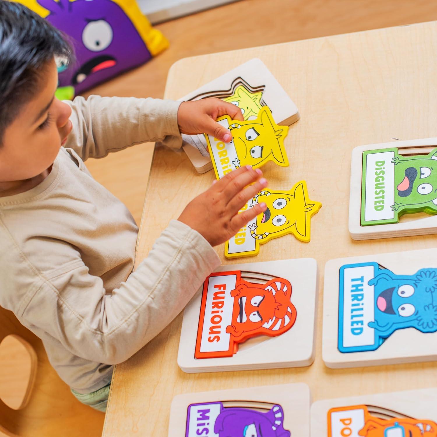 Puzzle de Madera Abre La Alegría - 24 Piezas Emociones 4+