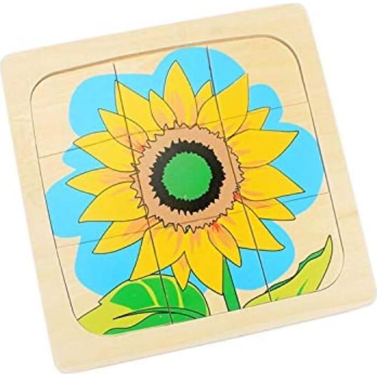Juguete Educativo de Madera Gudong Ciclo de Vida Girasol