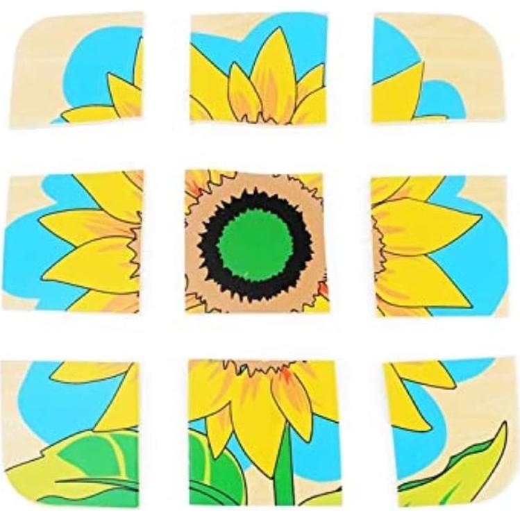 Juguete Educativo de Madera Gudong Ciclo de Vida Girasol