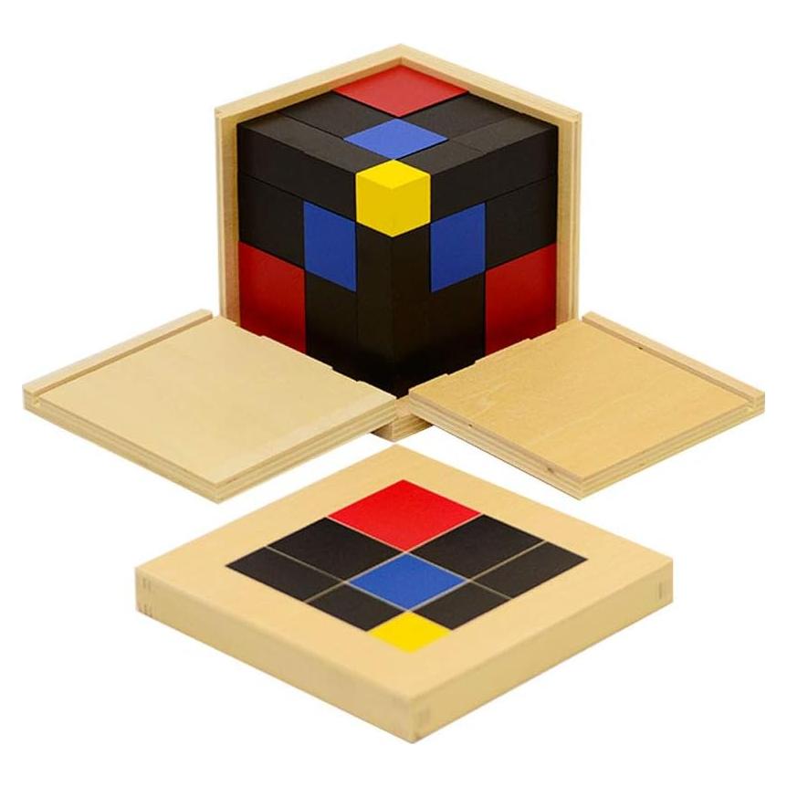 Cubo Trinomial Elite Montessori - Juguete Educativo 27 Piezas