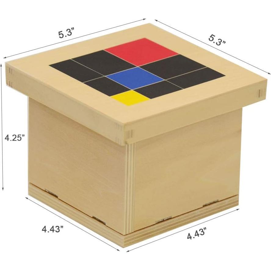 Cubo Trinomial Elite Montessori - Juguete Educativo 27 Piezas
